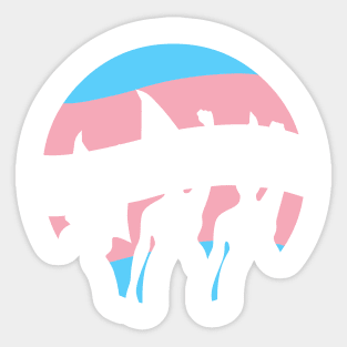 Witches Vote-Trans Pride! Sticker